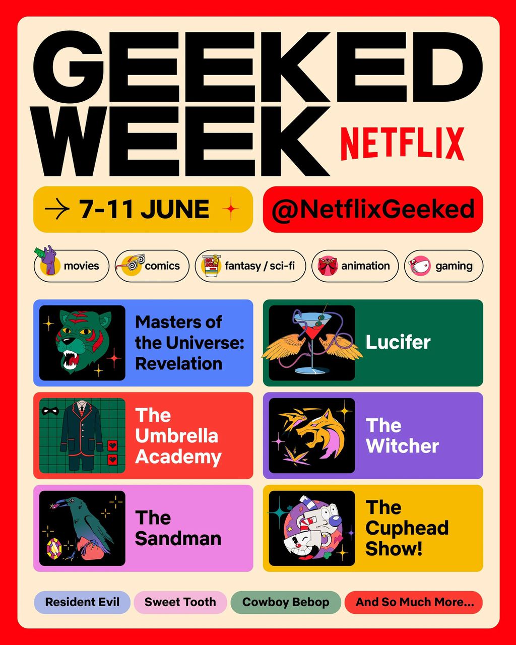 Netflix anuncia Geeked Week, evento virtual gratuito para você que é fã - 2