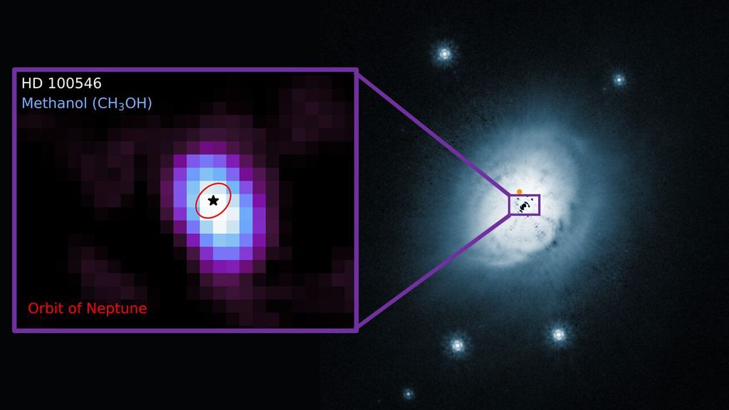 Pela primeira vez, astrônomos encontram metanol em disco protoplanetário quente - 2