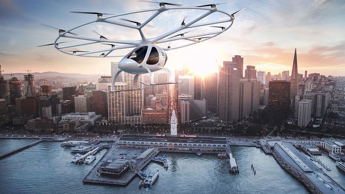 Táxi voador elétrico Volocopter deve começar em breve a ser produzido em massa - 1