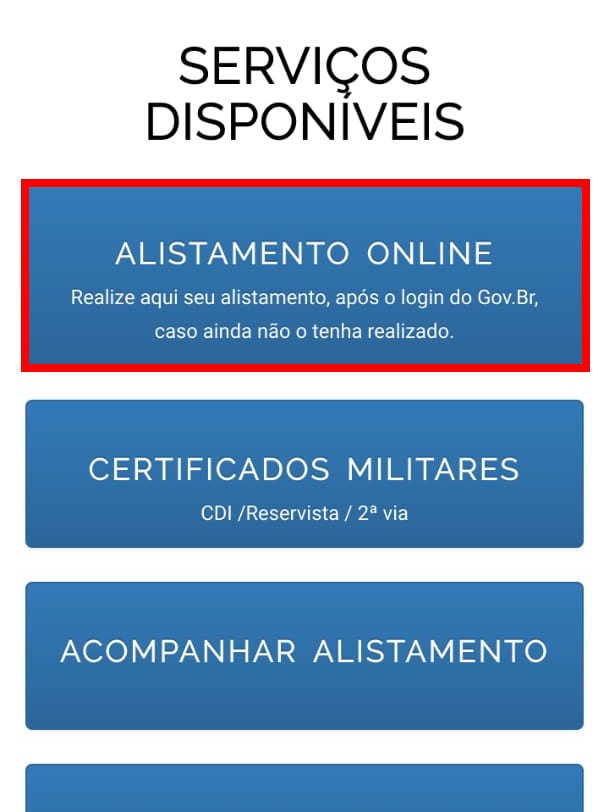 Como funciona o Alistamento Militar Online - 5