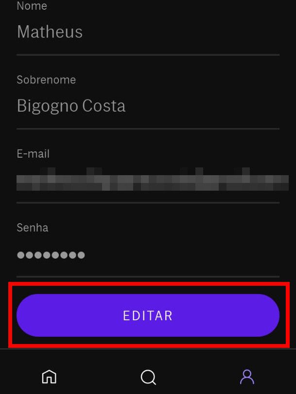 Como editar sua senha do HBO Max - 5