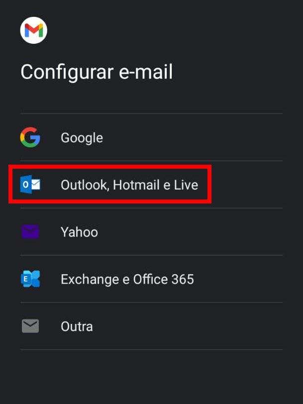 Como entrar no Hotmail pelo celular - 13
