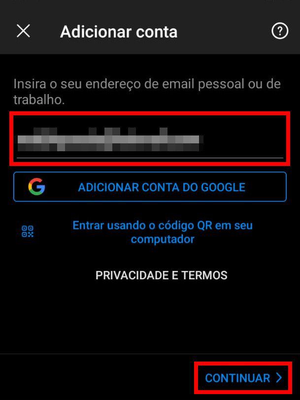 Como entrar no Hotmail pelo celular - 4