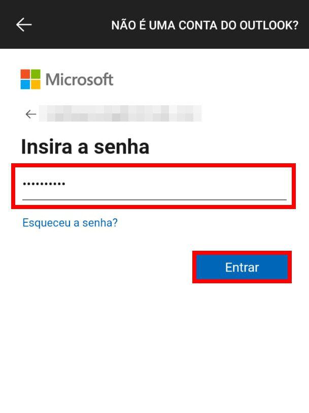 Como entrar no Hotmail pelo celular - 5