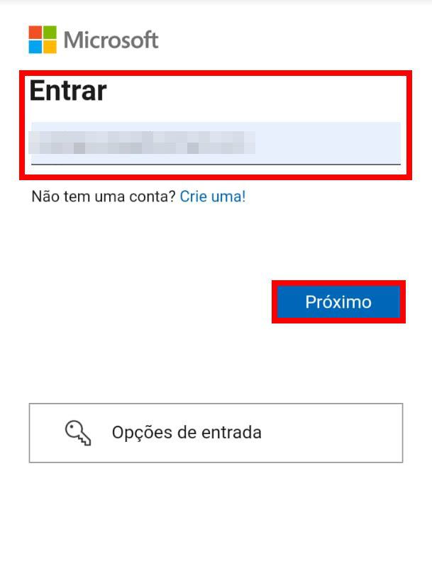 Como entrar no Hotmail pelo celular - 8