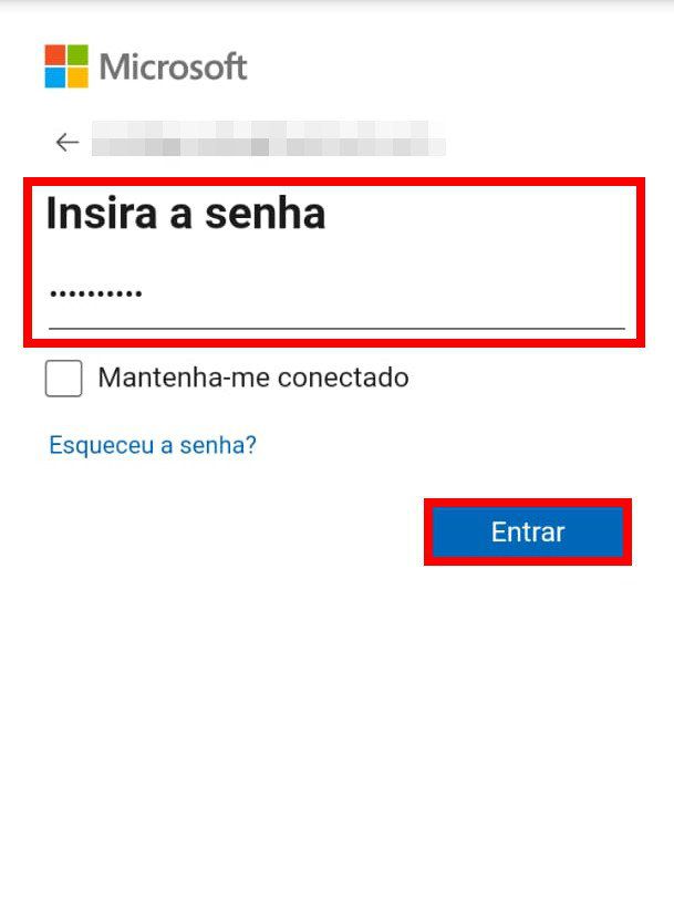 Como entrar no Hotmail pelo celular - 9