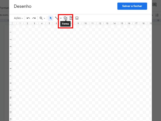 Como colocar formas no Word ou Documento do Google - 10