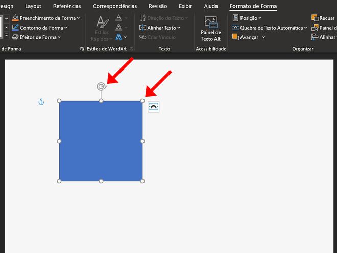 Como colocar formas no Word ou Documento do Google - 5