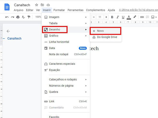 Como colocar formas no Word ou Documento do Google - 9