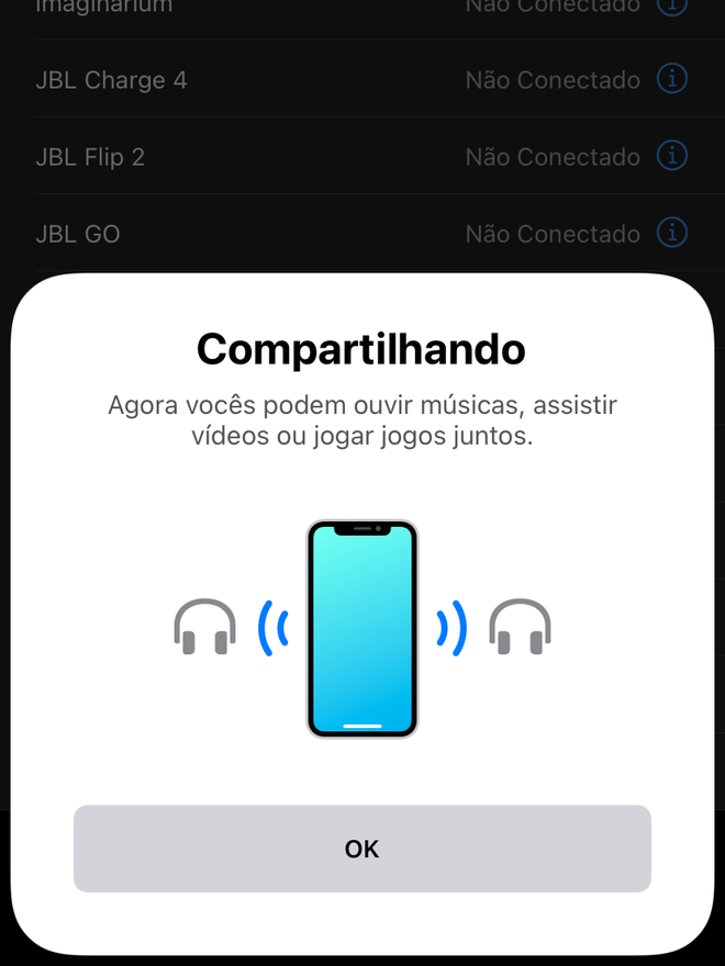 Como usar o compartilhamento de áudio dos AirPods - 6