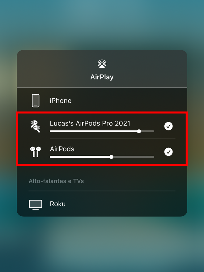 Como usar o compartilhamento de áudio dos AirPods - 7