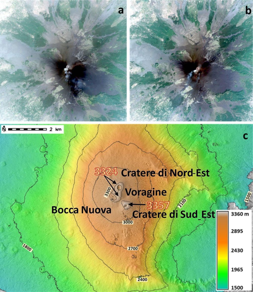 Monte Etna cresce 30 metros após várias erupções nos últimos seis meses - 2