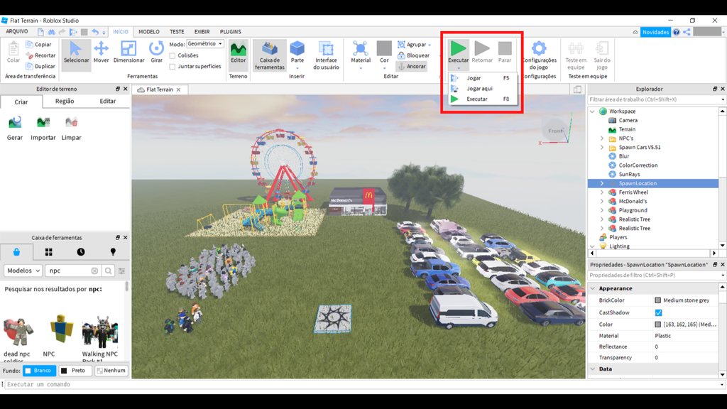 Roblox | Como criar, publicar e editar um mapa - 7