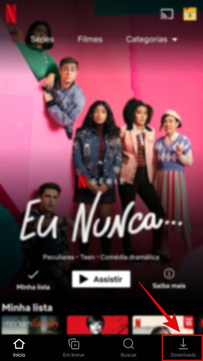 Como assistir filmes e séries na Netflix pelo celular - 2