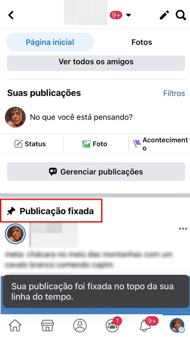 Como fixar uma publicação no seu perfil do Facebook - 6