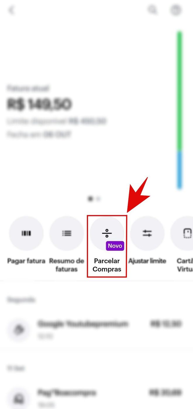 Como parcelar compras pelo Nubank? - 3