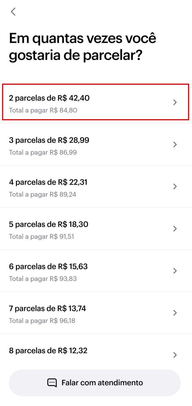 Como parcelar compras pelo Nubank? - 6