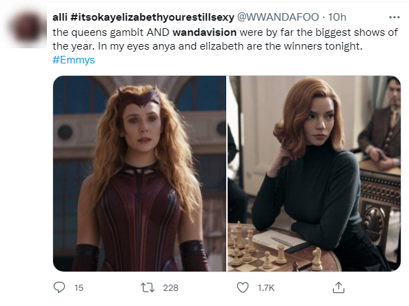 Fãs de WandaVision ficam revoltados com derrota no Emmy 2021 - 2