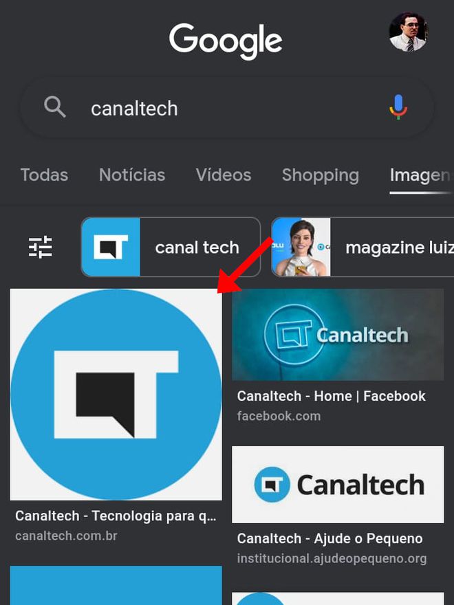 Como baixar imagens do Google no celular e PC - 2