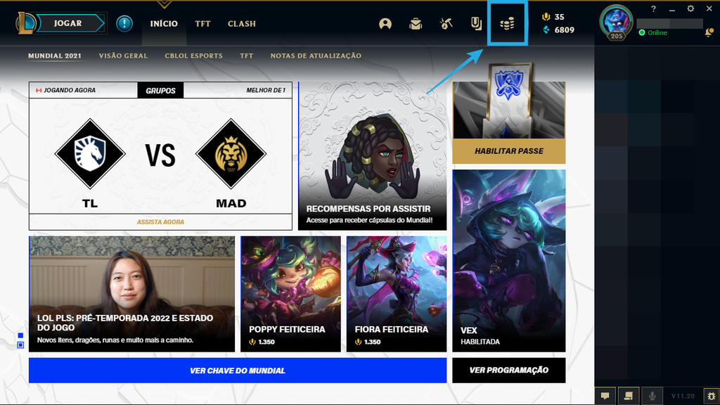 Como comprar o Passe de Temporada do TFT - 2