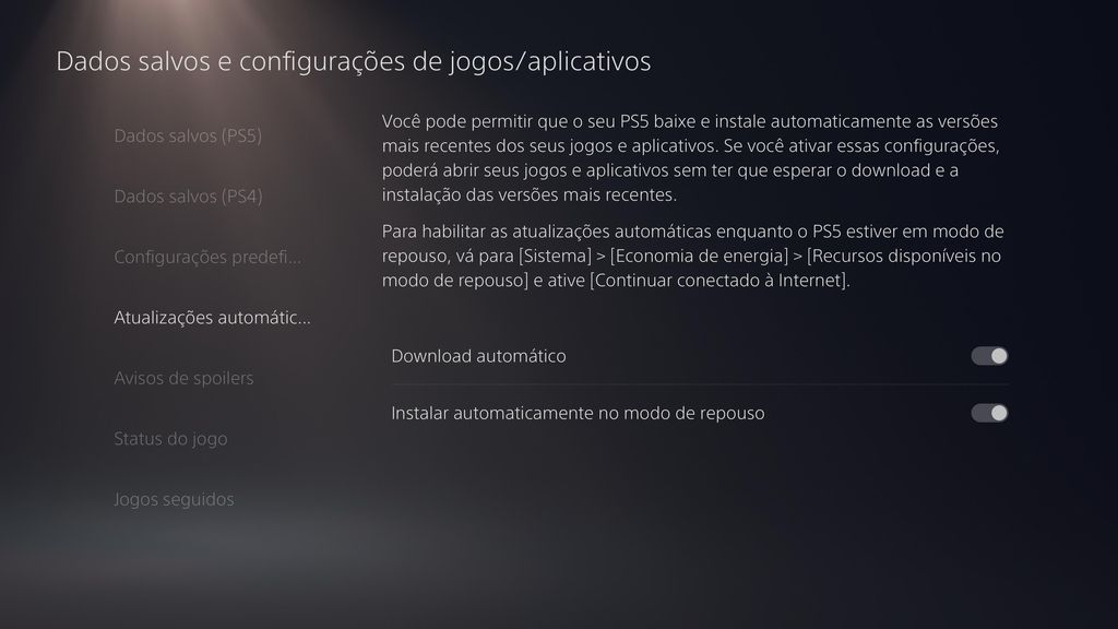 Como economizar espaço no PS5 - 4