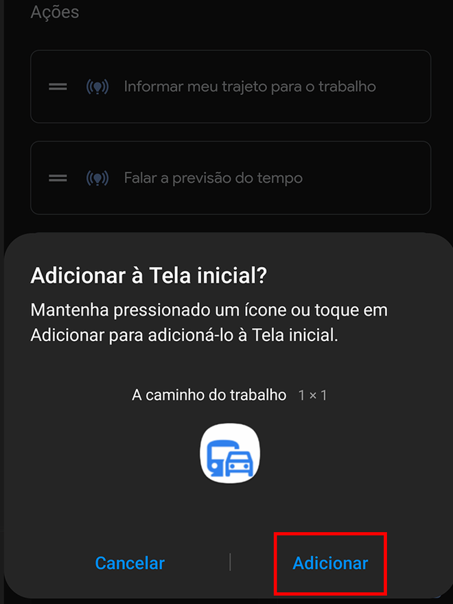 Como ouvir seu tempo de deslocamento diário no Android - 9