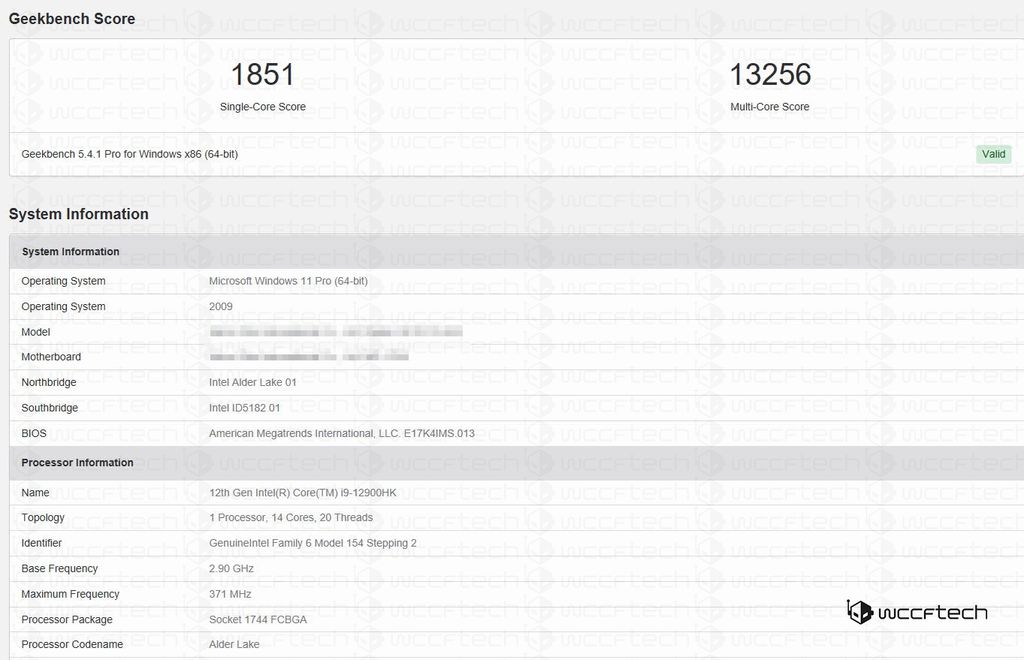 Intel Core i9 12900HK volta a vazar com desempenho superior ao Apple M1 Max - 2