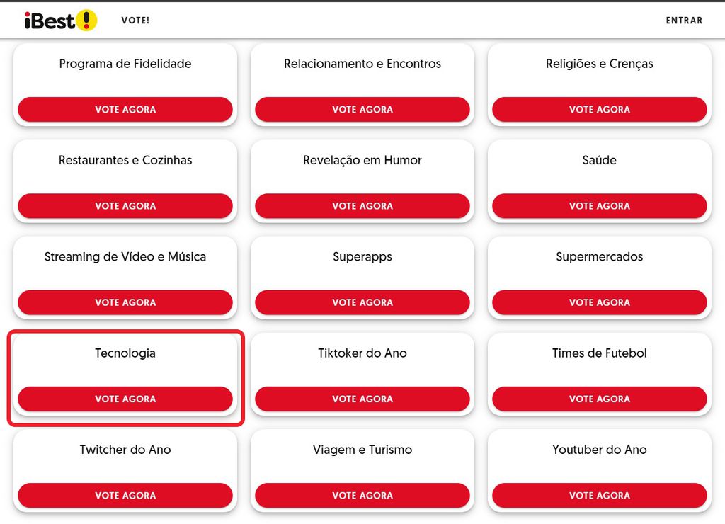 Prêmio iBest 2021 está na reta final e o seu voto vai ajudar o Canaltech - 5