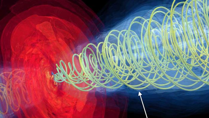 Jato relativístico do buraco negro supermassivo M87* é explicado em novo estudo - 1