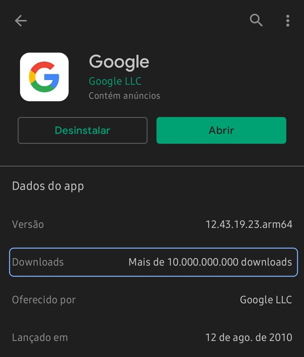 O mais tradicional app do Google chega a 10 bilhões de download na Play Store - 2