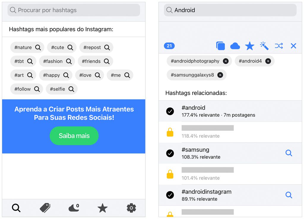 4 apps de hashtag para Instagram - 3