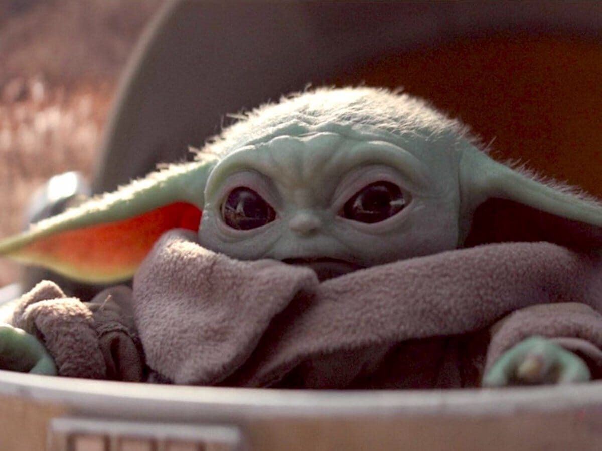 Vilão de O Mandaloriano tem momento fofo com bebê Yoda da vida real; veja - 1
