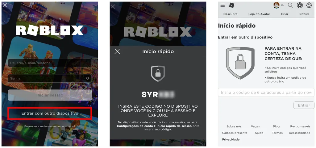 Como recuperar a senha do Roblox - 3