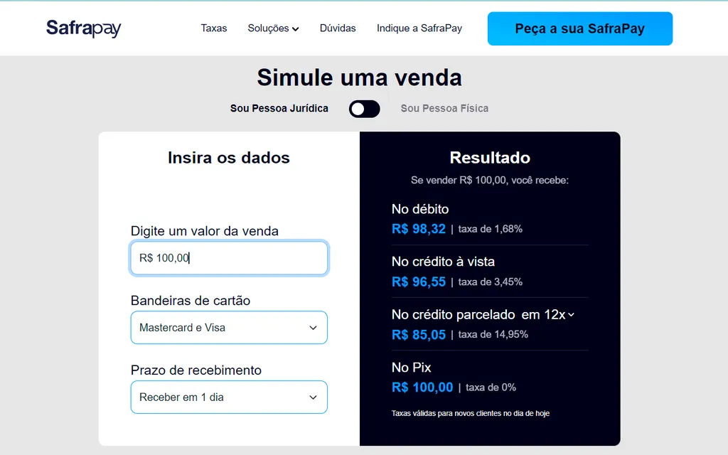 Como calcular os juros da máquina de cartão no parcelado - 2