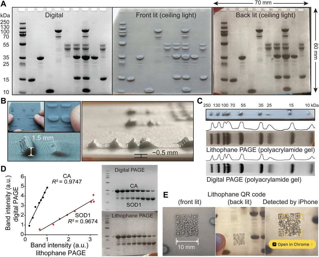 Alguns exemplos e aspectos técnicos da impressão 3D em litofano (Imagem: Koone et al./Science Advances)