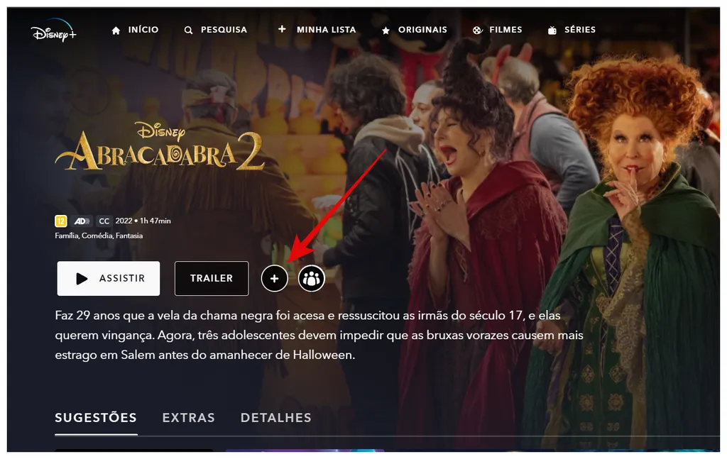 Como adicionar e excluir títulos da sua lista de filmes no Disney Plus - 2