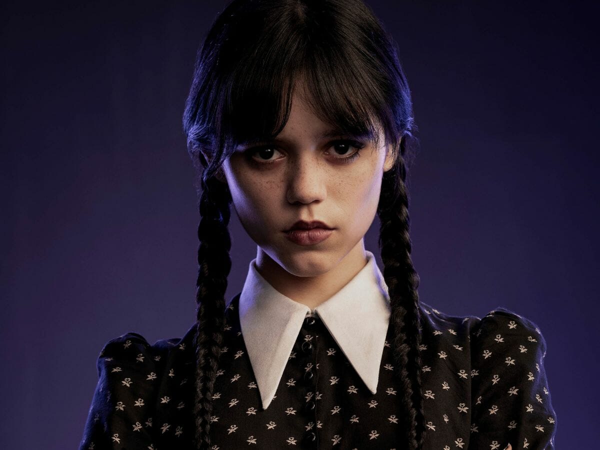 Jenna Ortega como Wandinha na série da Netflix.