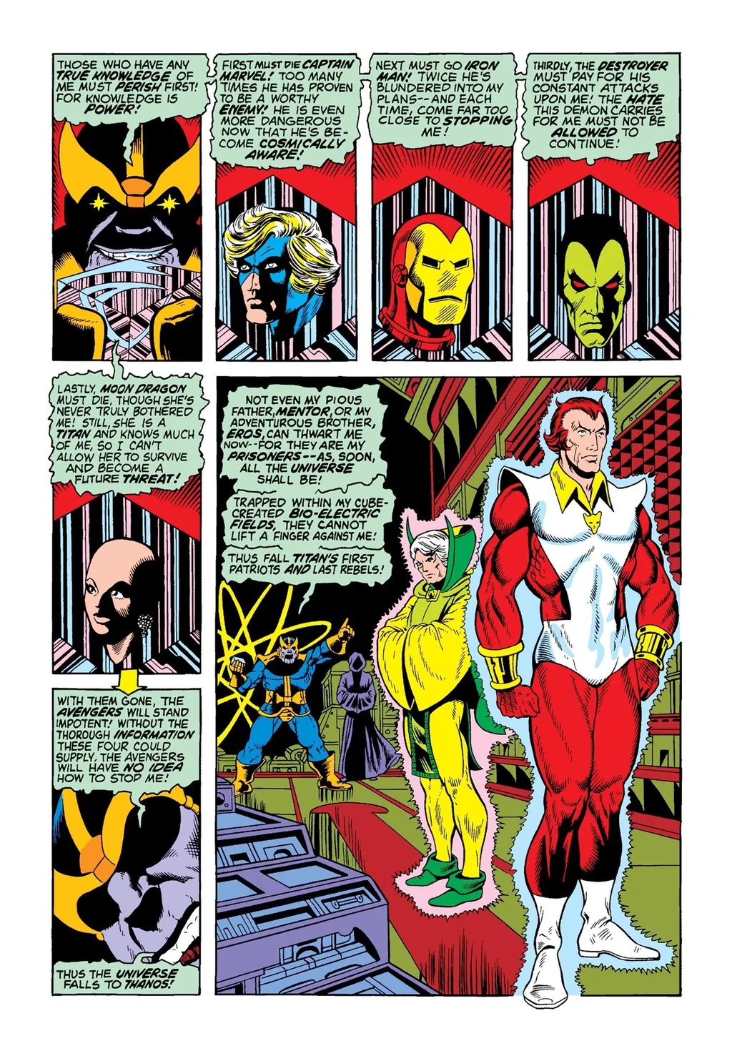 Thanos lista quem são os 6 únicos heróis que considera inimigos dignos - 2