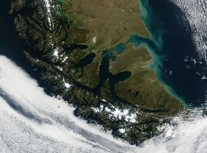 América do Sul vista do espaço (Imagem: MODIS Land Rapid Response Team/NASA GSFC)