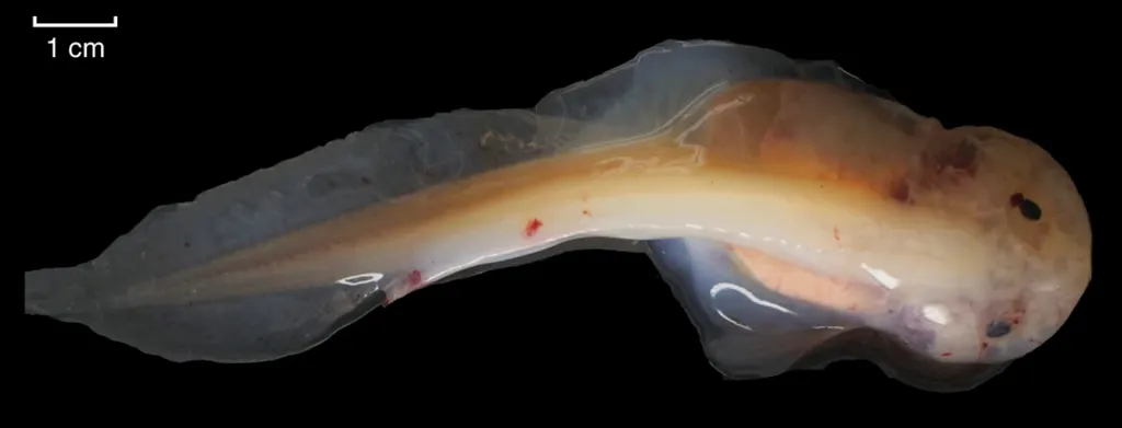 O peixe-caracol das Marianas (Pseudoliparis swirei) já foi encontrado a 7.000 metros no fundo do mar (Imagem: Wang et al./Reprodução via Nature)