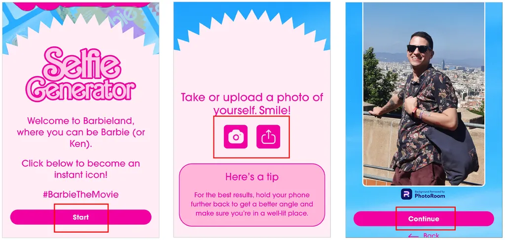 Barbie Selfie Generator | Como usar o filtro na sua foto de perfil - 2