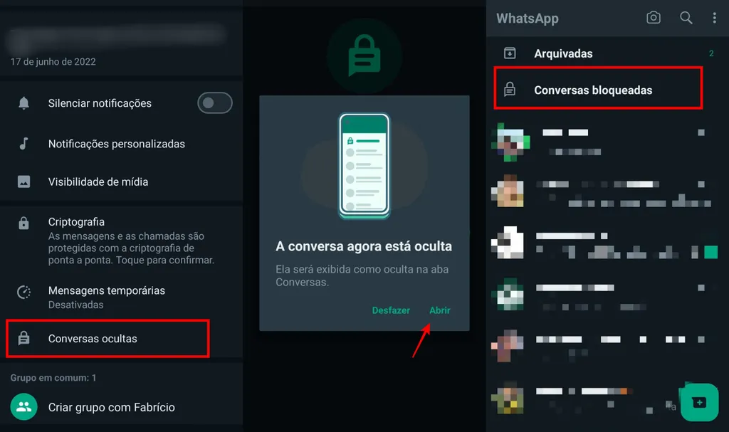 Como proteger conversas do WhatsApp com senha ou biometria - 2