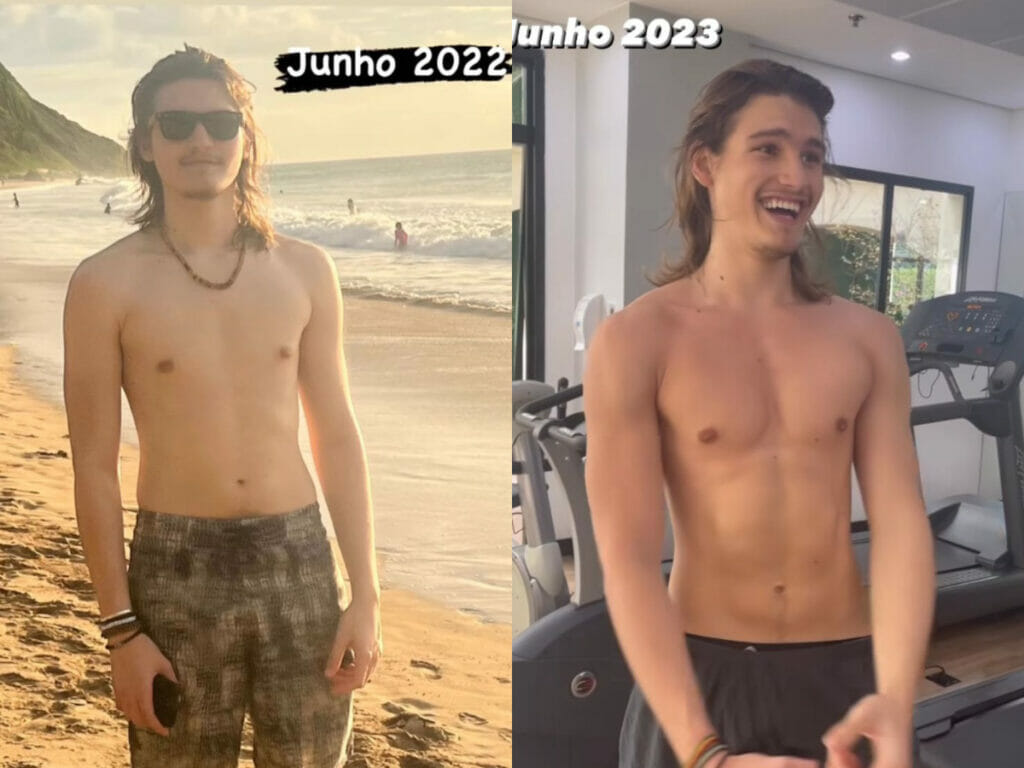 Filho de Isabeli Fontana exibe antes e depois do corpo após 1 ano de treino e impressiona - 2