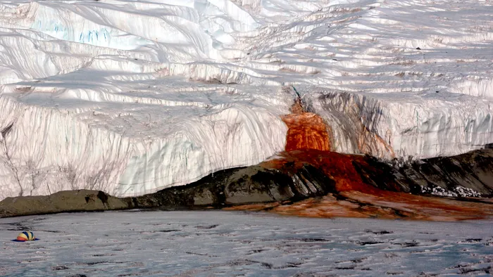 Mistério da Cachoeira de Sangue da Antártida é solucionado após 100 anos - 1