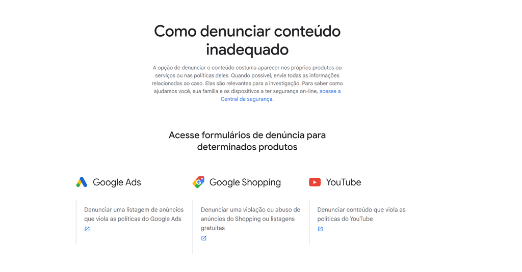 Central de Transparência do Google une políticas de serviços da marca - 3