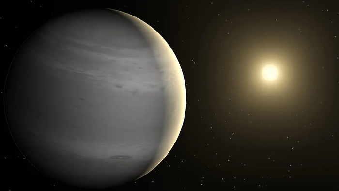 Foto mostra exoplaneta maior que Júpiter em sistema com três estrelas - 1