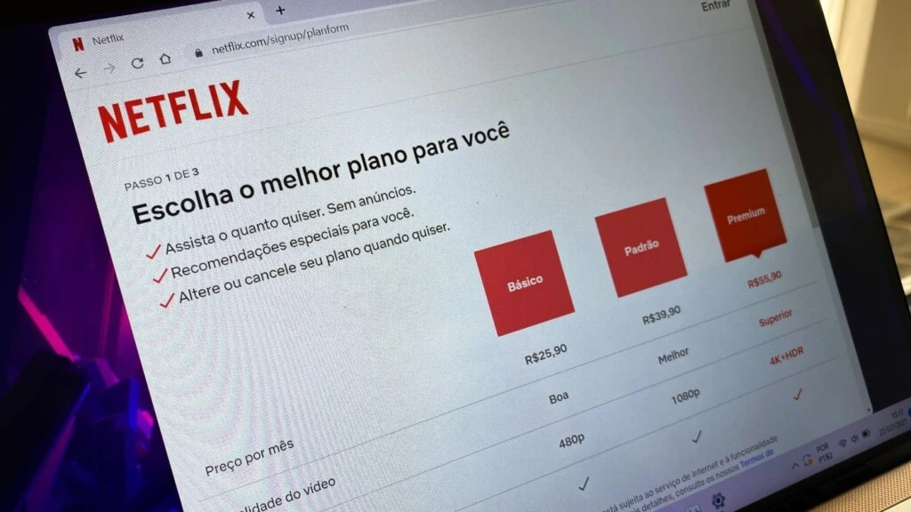 Planos da Netflix
