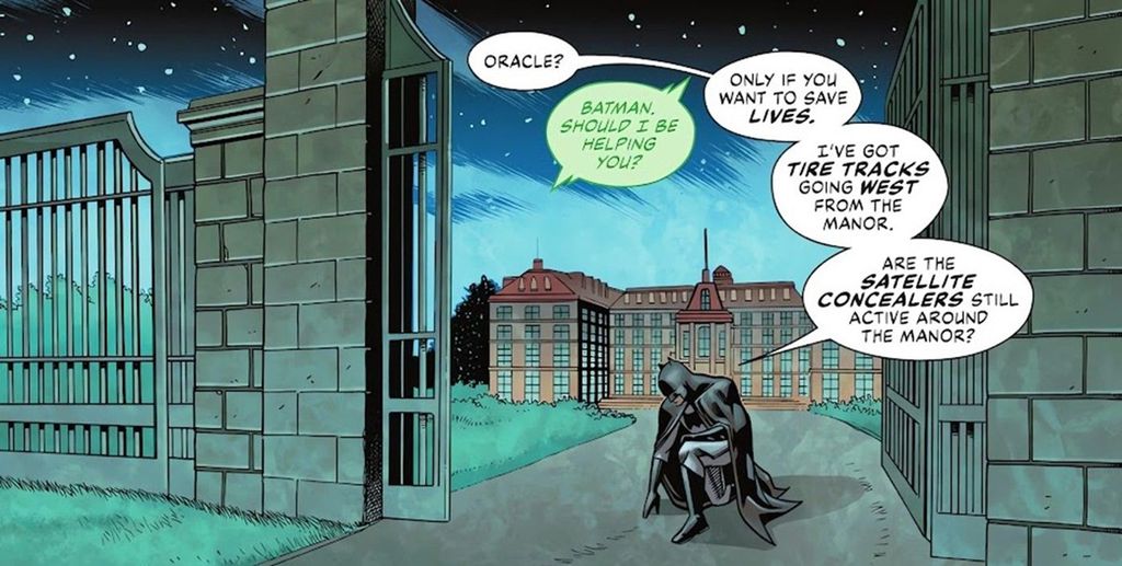 Batman explica como esconde seus veículos saindo da Mansão Wayne - 2