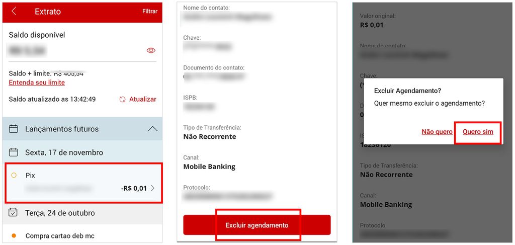 Como cancelar um pix agendado | Principais Bancos - 8