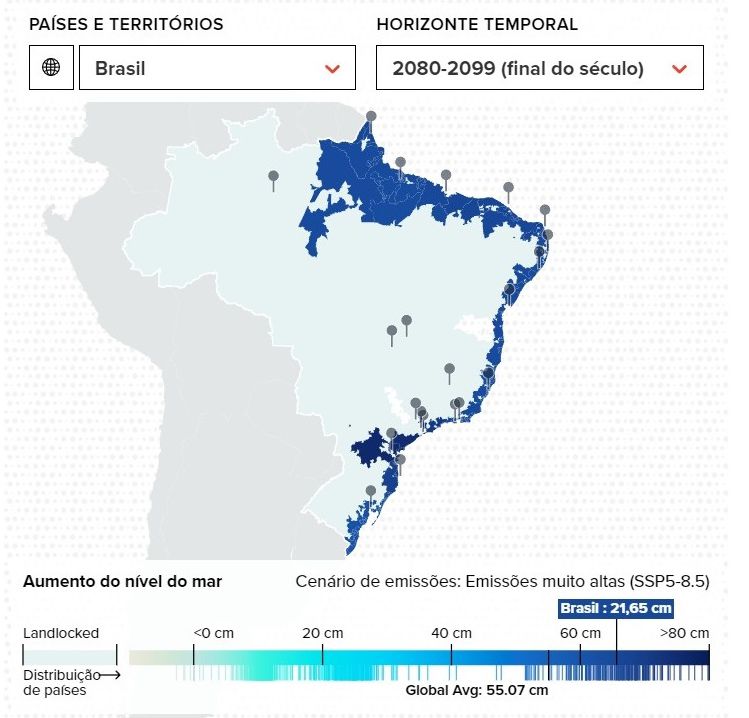 Rio e Santos ficarão parcialmente submersos até 2100, aponta ONU - 2